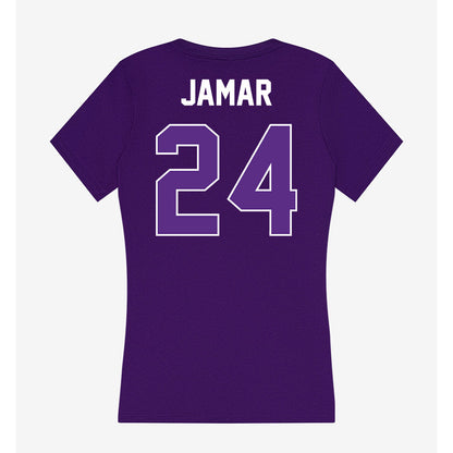 North Alabama - NCAA Football : Cameron Jamar - Women's V-Neck T-Shirt-1