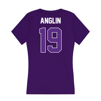 North Alabama - NCAA Football : Josh Anglin - Women's V-Neck T-Shirt-1