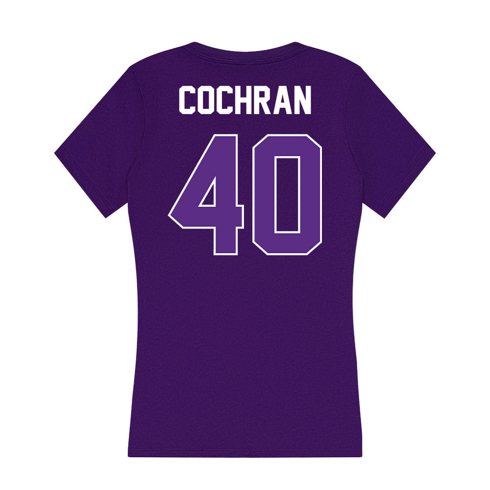 North Alabama - NCAA Baseball : Charlie Cochran - Women's V-Neck T-Shirt-1