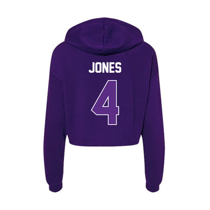 North Alabama - NCAA Softball : Hailey Jones - Women's Crop Fleece Hoodie-1