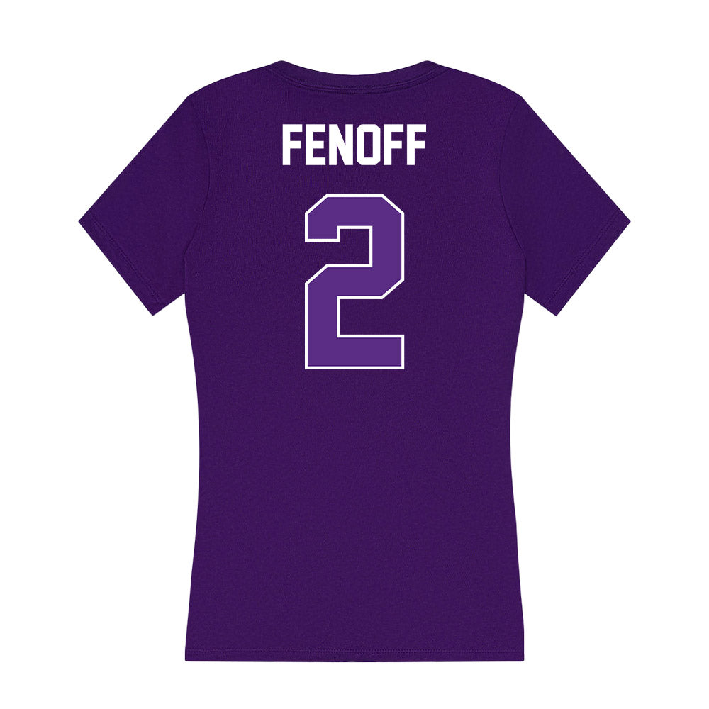 North Alabama - NCAA Women's Volleyball : Olivia Fenoff - Women's V-Neck T-Shirt-1