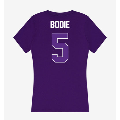 North Alabama - NCAA Men's Basketball : Kedar Bodie - Women's V-Neck T-Shirt-1