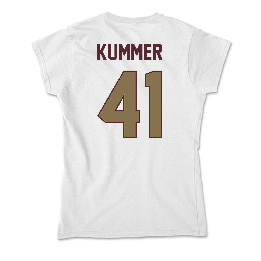 Texas State - NCAA Baseball : Theo Kummer - Soft Style Women’s T-Shirt-1
