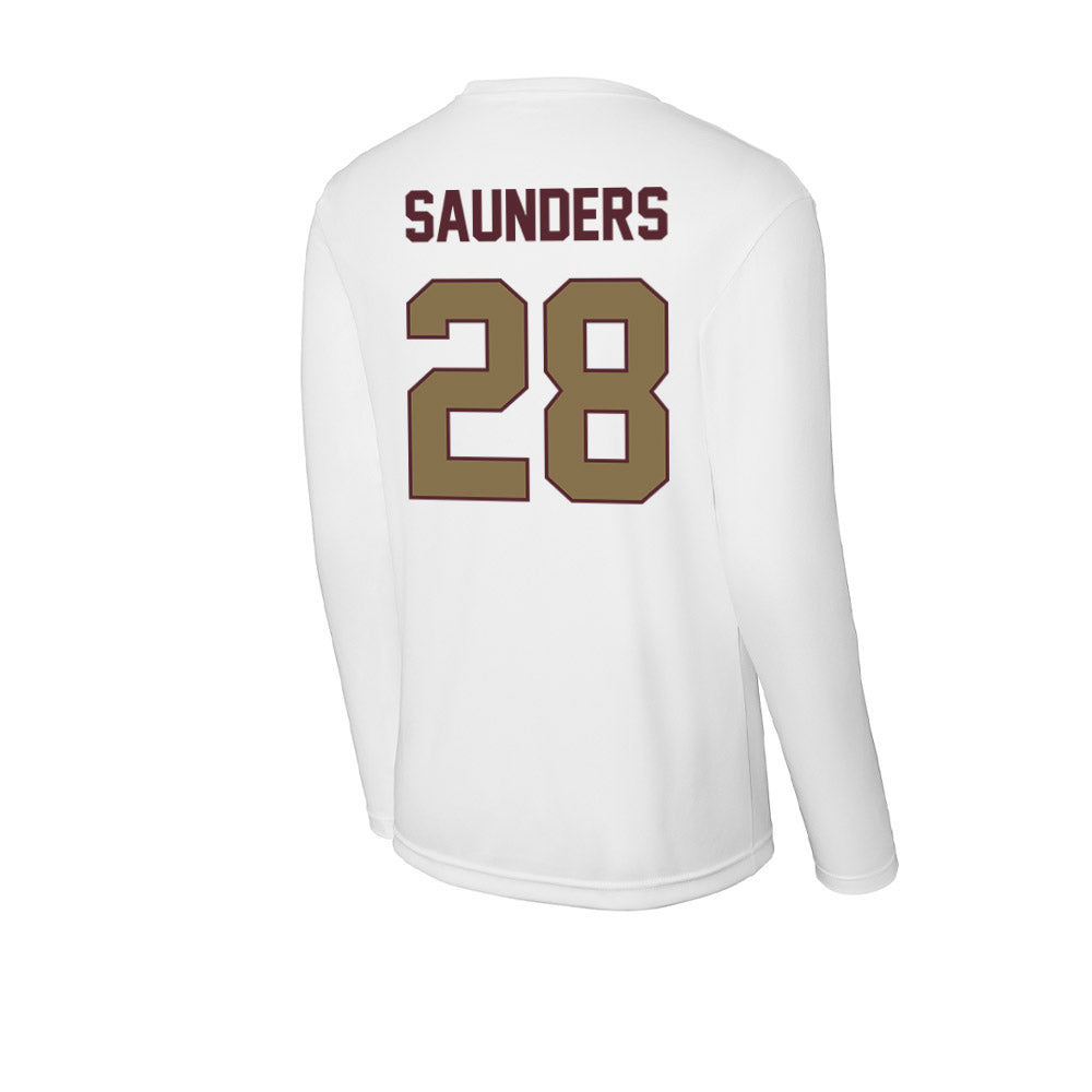 Texas State - NCAA Baseball : Luke Saunders - Activewear Long Sleeve T-Shirt-1