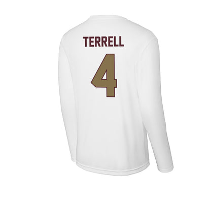 Texas State - NCAA Football : Khamari Terrell - Activewear Long Sleeve T-Shirt-1