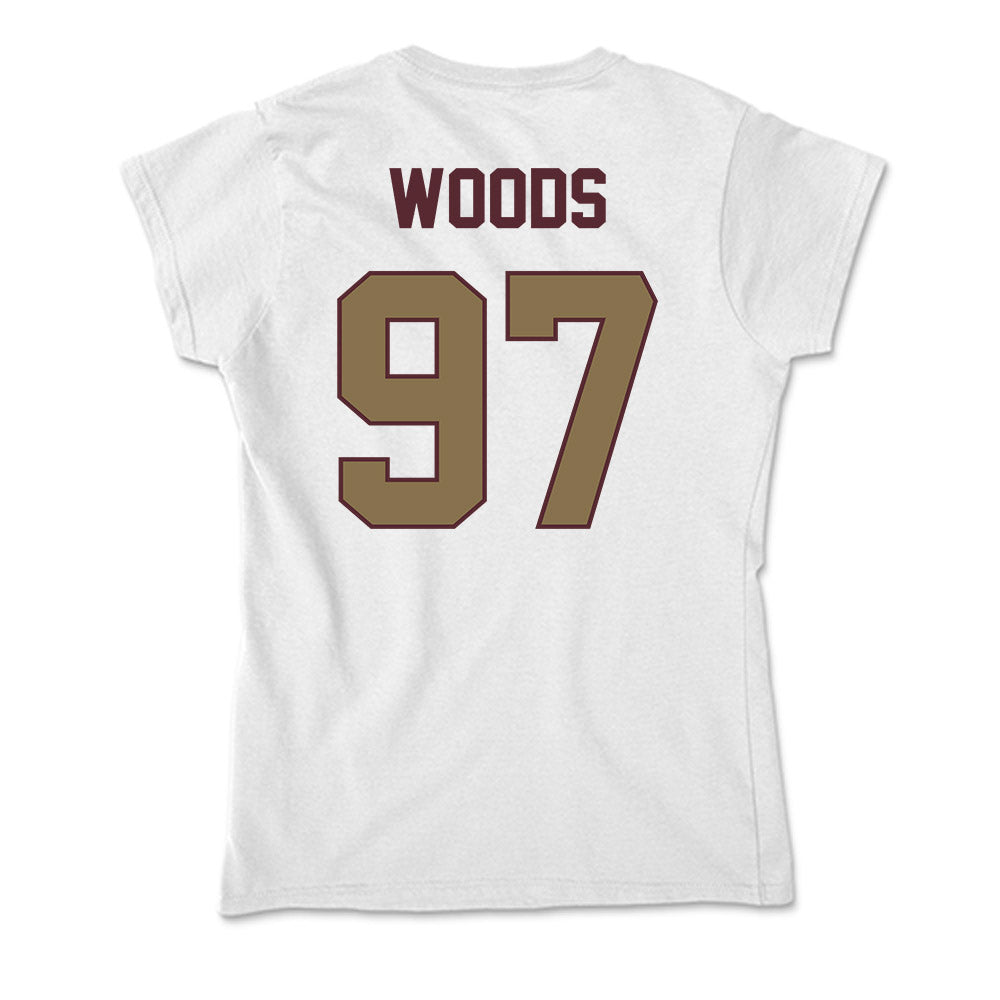 Texas State - NCAA Football : Devarrick Woods - Soft Style Women’s T-Shirt-1