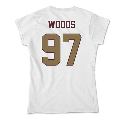 Texas State - NCAA Football : Devarrick Woods - Soft Style Women’s T-Shirt-1