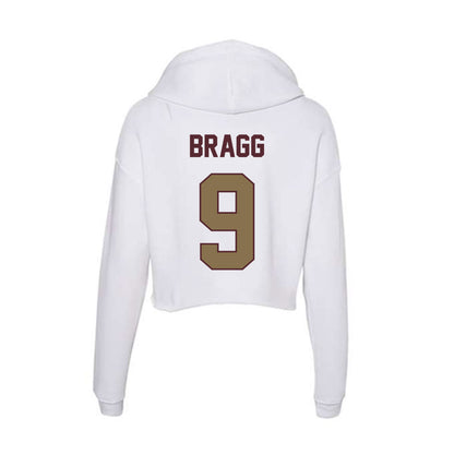 Texas State - NCAA Baseball : Travis Bragg - Women's Crop Fleece Hoodie-1