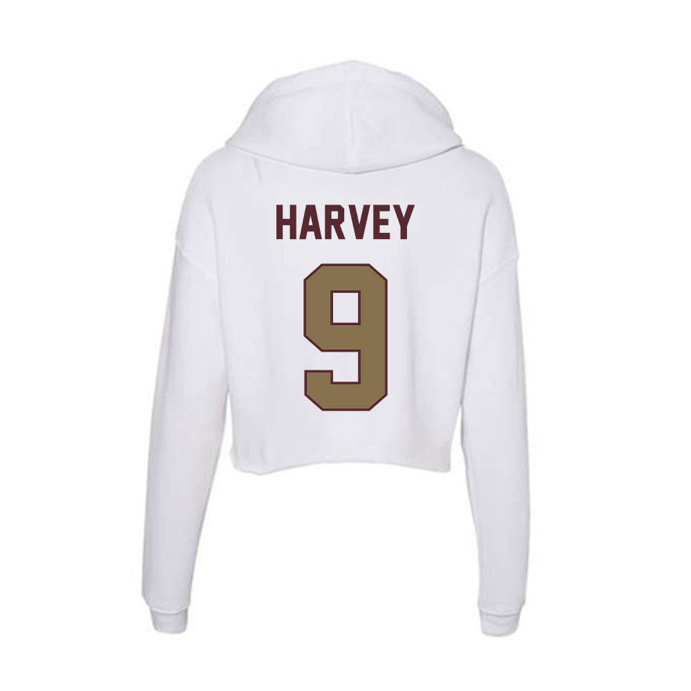 Texas State - NCAA Softball : Sydney Harvey - Women's Crop Fleece Hoodie-1