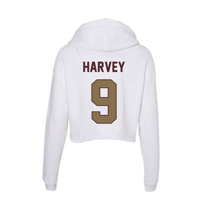 Texas State - NCAA Softball : Sydney Harvey - Women's Crop Fleece Hoodie-1