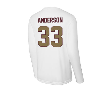 Texas State - NCAA Women's Basketball : Kyra Anderson - Activewear Long Sleeve T-Shirt-1