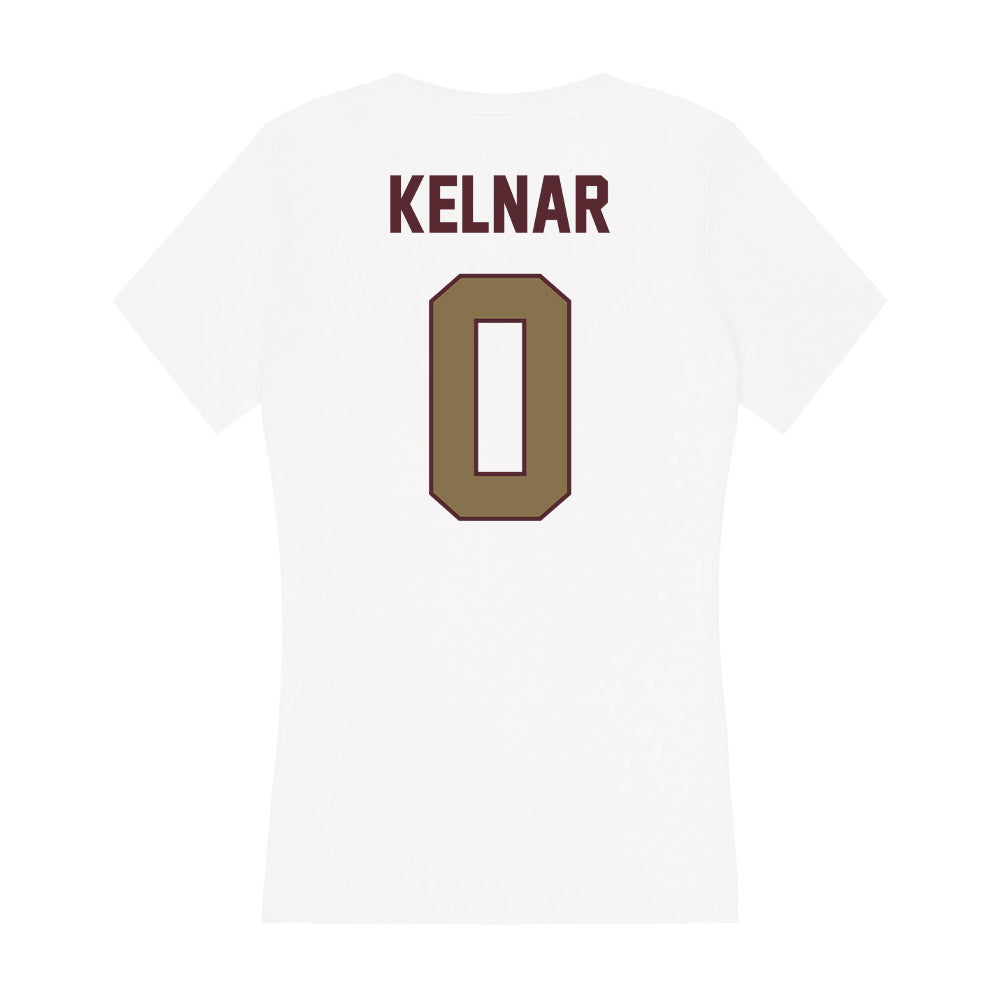 Texas State - NCAA Softball : Megan Kelnar - Women's V-Neck T-Shirt-1