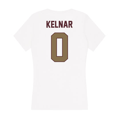 Texas State - NCAA Softball : Megan Kelnar - Women's V-Neck T-Shirt-1