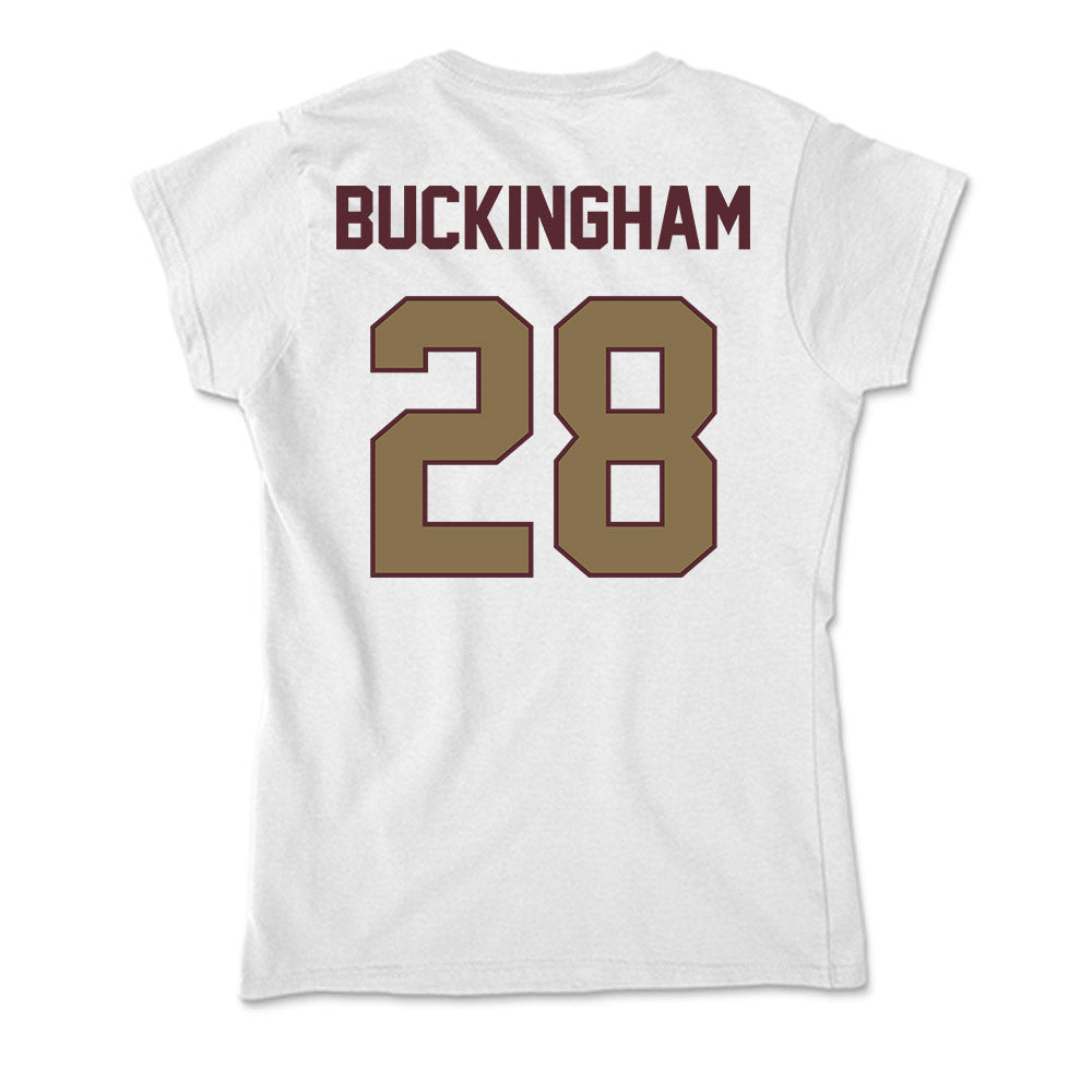 Texas State - NCAA Baseball : Dalton Buckingham - Soft Style Women’s T-Shirt-1
