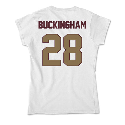 Texas State - NCAA Baseball : Dalton Buckingham - Soft Style Women’s T-Shirt-1