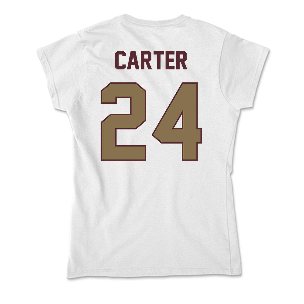 Texas State - NCAA Football : Caleb Carter - Soft Style Women’s T-Shirt-1