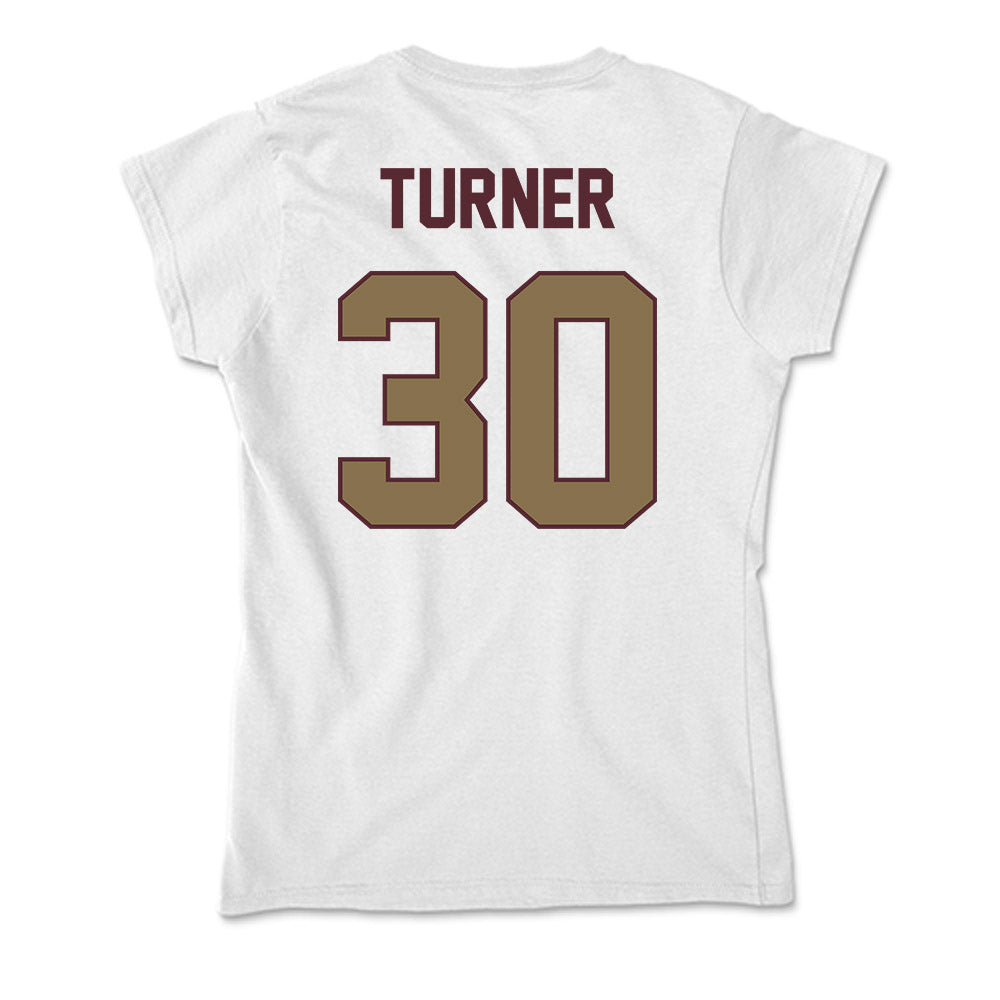 Texas State - NCAA Men's Basketball : Christian Turner - Soft Style Women’s T-Shirt-1