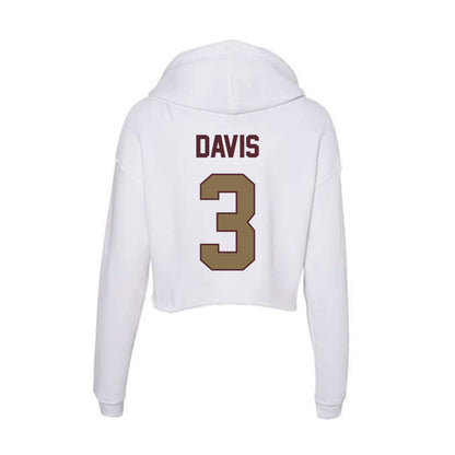 Texas State - NCAA Women's Volleyball : Kaitlyn Davis - Women's Crop Fleece Hoodie-1