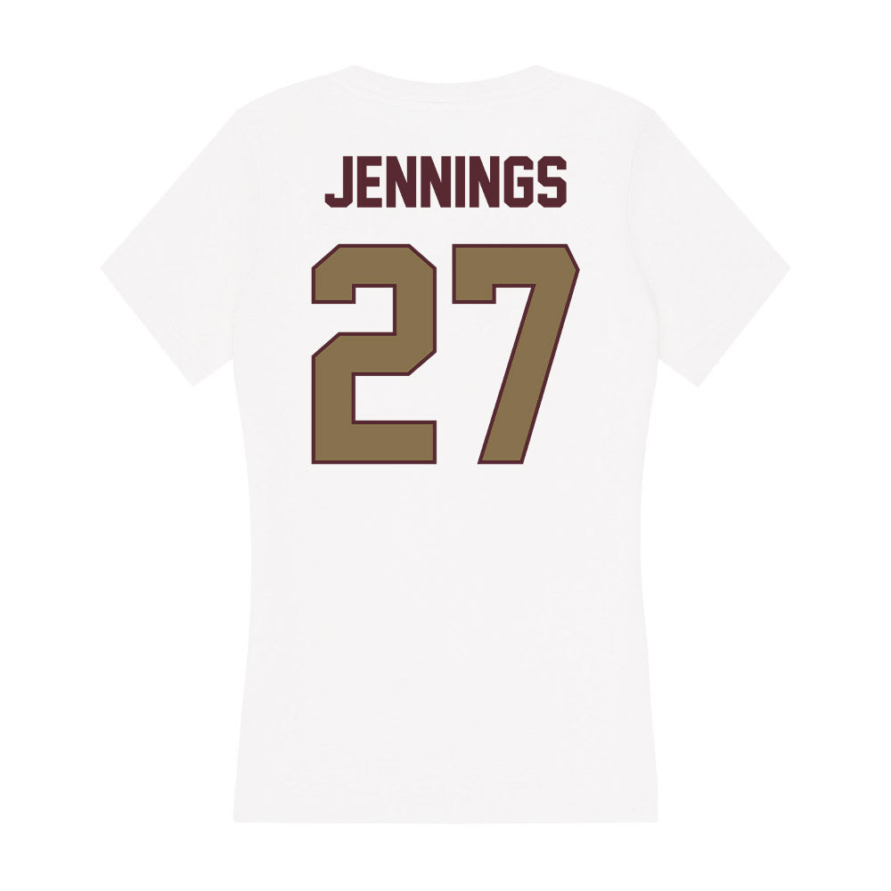 Texas State - NCAA Softball : Abigail Jennings - Women's V-Neck T-Shirt-1