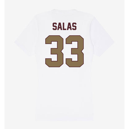 Texas State - NCAA Baseball : Manny Salas - Women's V-Neck T-Shirt-1