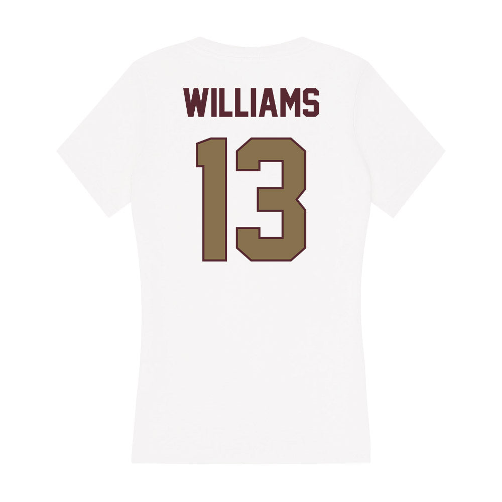 Texas State - NCAA Softball : Keely Williams - Women's V-Neck T-Shirt-1