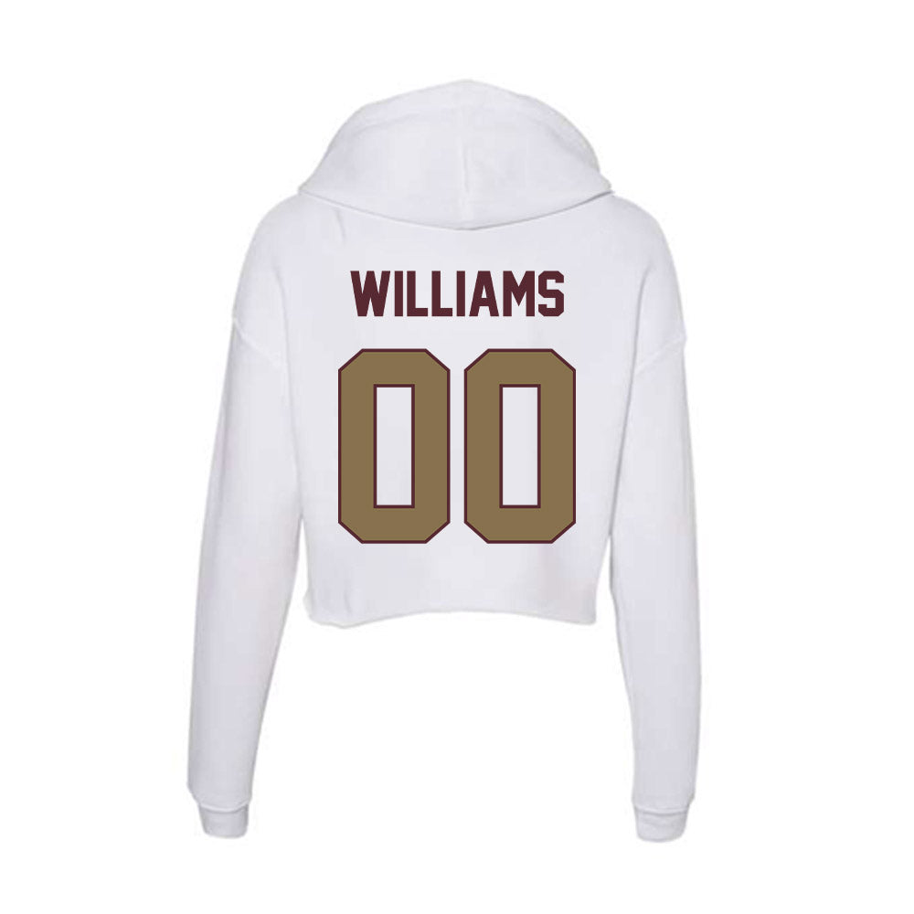 Texas State - NCAA Softball : Keely Williams - Women's Crop Fleece Hoodie-1