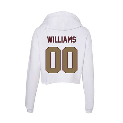 Texas State - NCAA Softball : Keely Williams - Women's Crop Fleece Hoodie-1