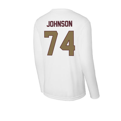 Texas State - NCAA Football : Caleb Johnson - Activewear Long Sleeve T-Shirt