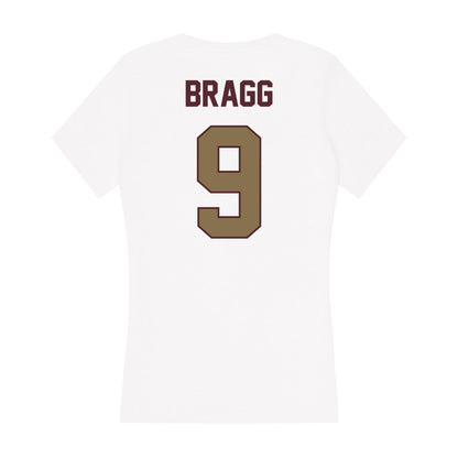 Texas State - NCAA Baseball : Travis Bragg - Women's V-Neck T-Shirt-1