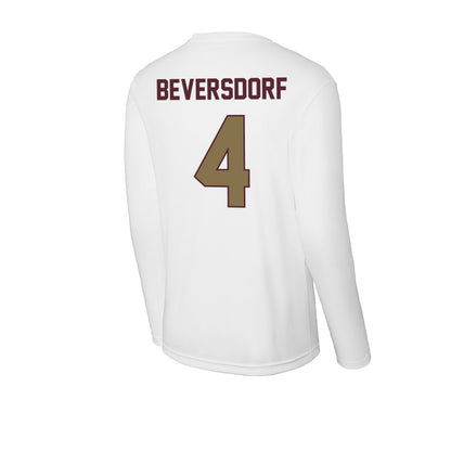 Texas State - NCAA Baseball : Alec Beversdorf - Activewear Long Sleeve T-Shirt-1
