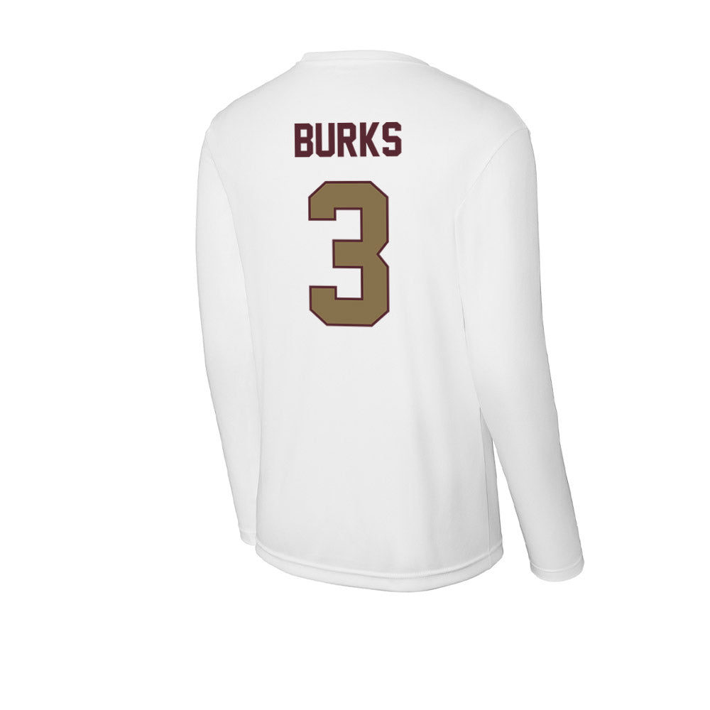 Texas State - NCAA Women's Basketball : Saniya Burks - Activewear Long Sleeve T-Shirt-1