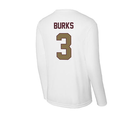 Texas State - NCAA Women's Basketball : Saniya Burks - Activewear Long Sleeve T-Shirt-1