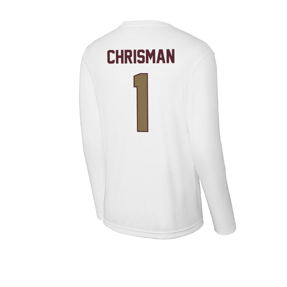 Texas State - NCAA Women's Soccer : Katelyn Chrisman - Activewear Long Sleeve T-Shirt