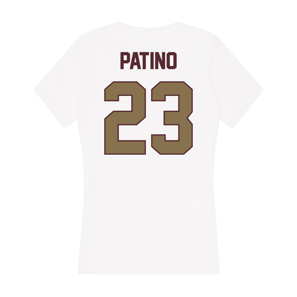 Texas State - NCAA Baseball : Alec Patino - Women's V-Neck T-Shirt-1