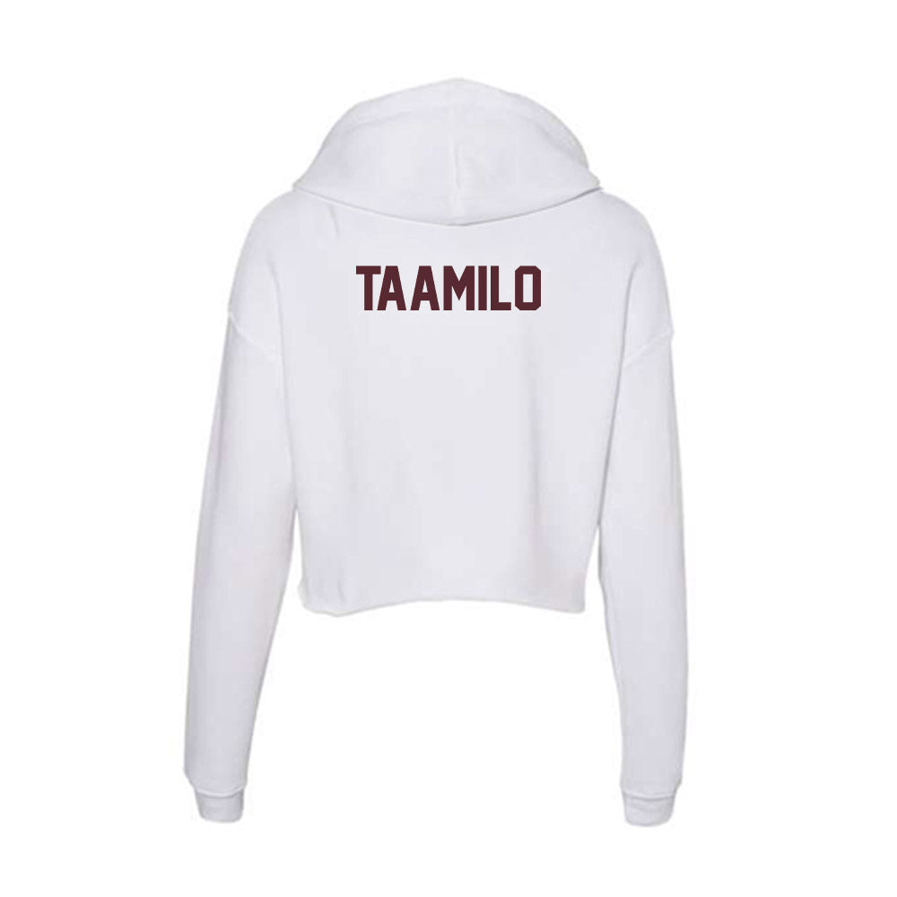  - NCAA Men's Track & Field : Edward Taamilo - Women's Crop Fleece Hoodie-1