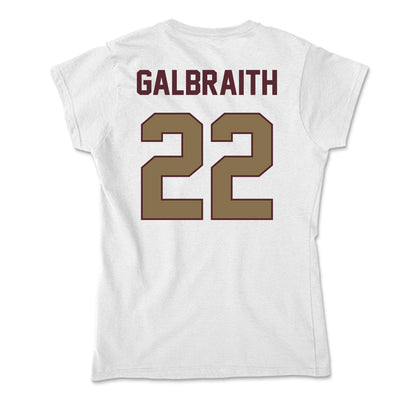 Texas State - NCAA Women's Basketball : Mia Galbraith - Soft Style Women’s T-Shirt-1