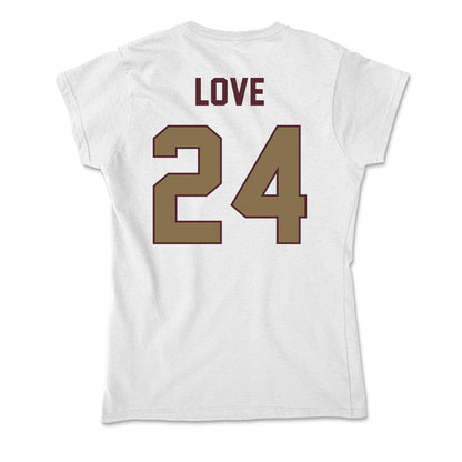 Texas State - NCAA Men's Basketball : Brandon Love - Soft Style Women’s T-Shirt-1