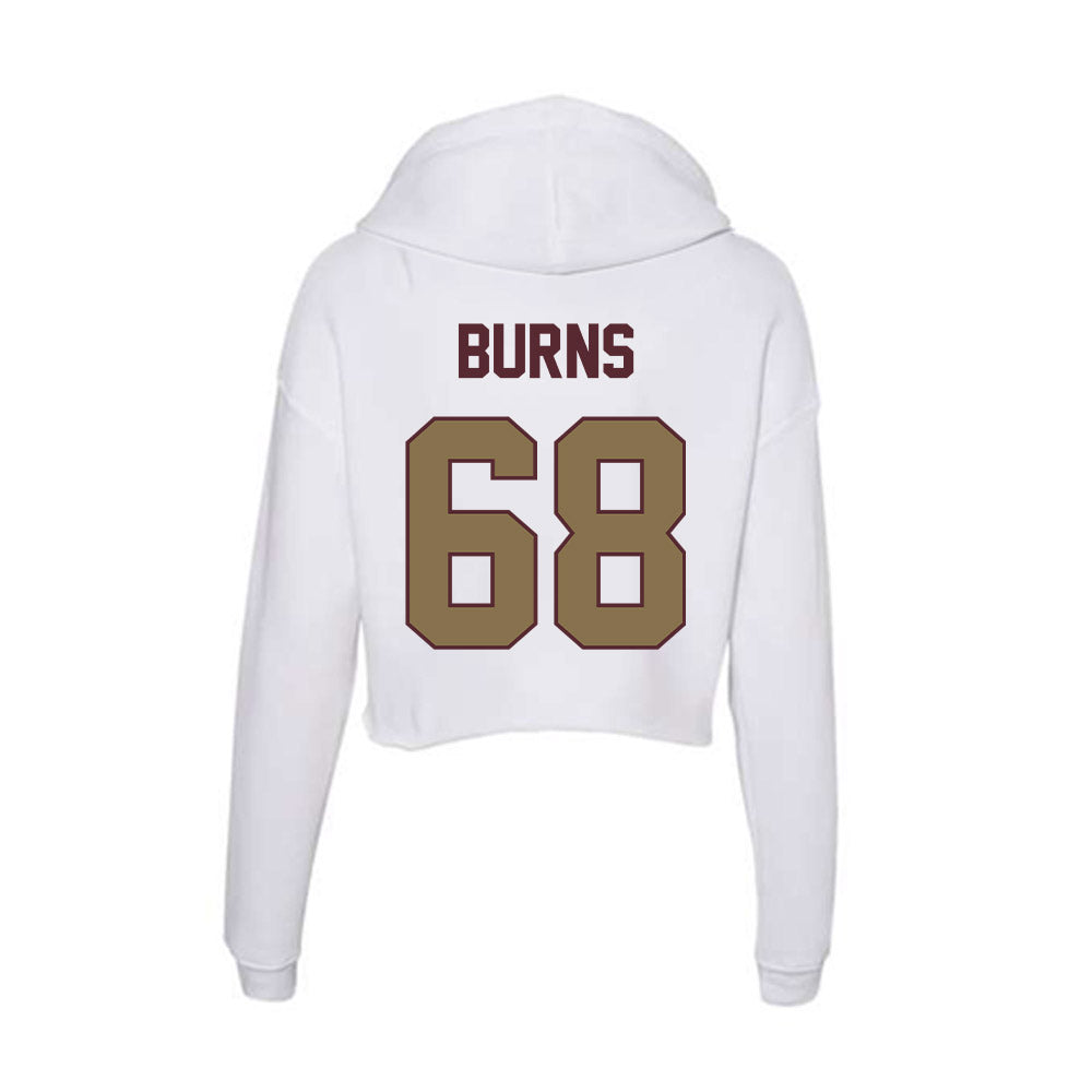 Texas State - NCAA Football : Sully Burns - Women's Crop Fleece Hoodie-1