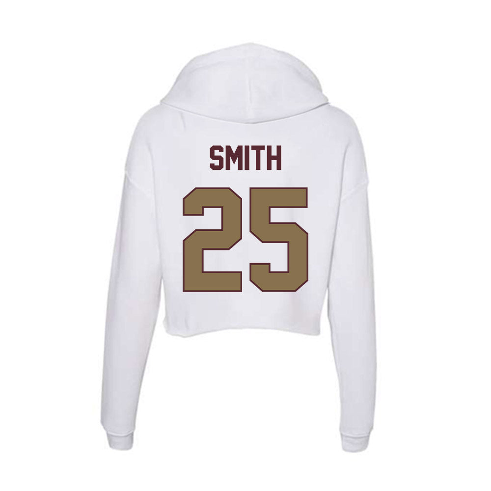 Texas State - NCAA Softball : Jj Smith - Women's Crop Fleece Hoodie-1