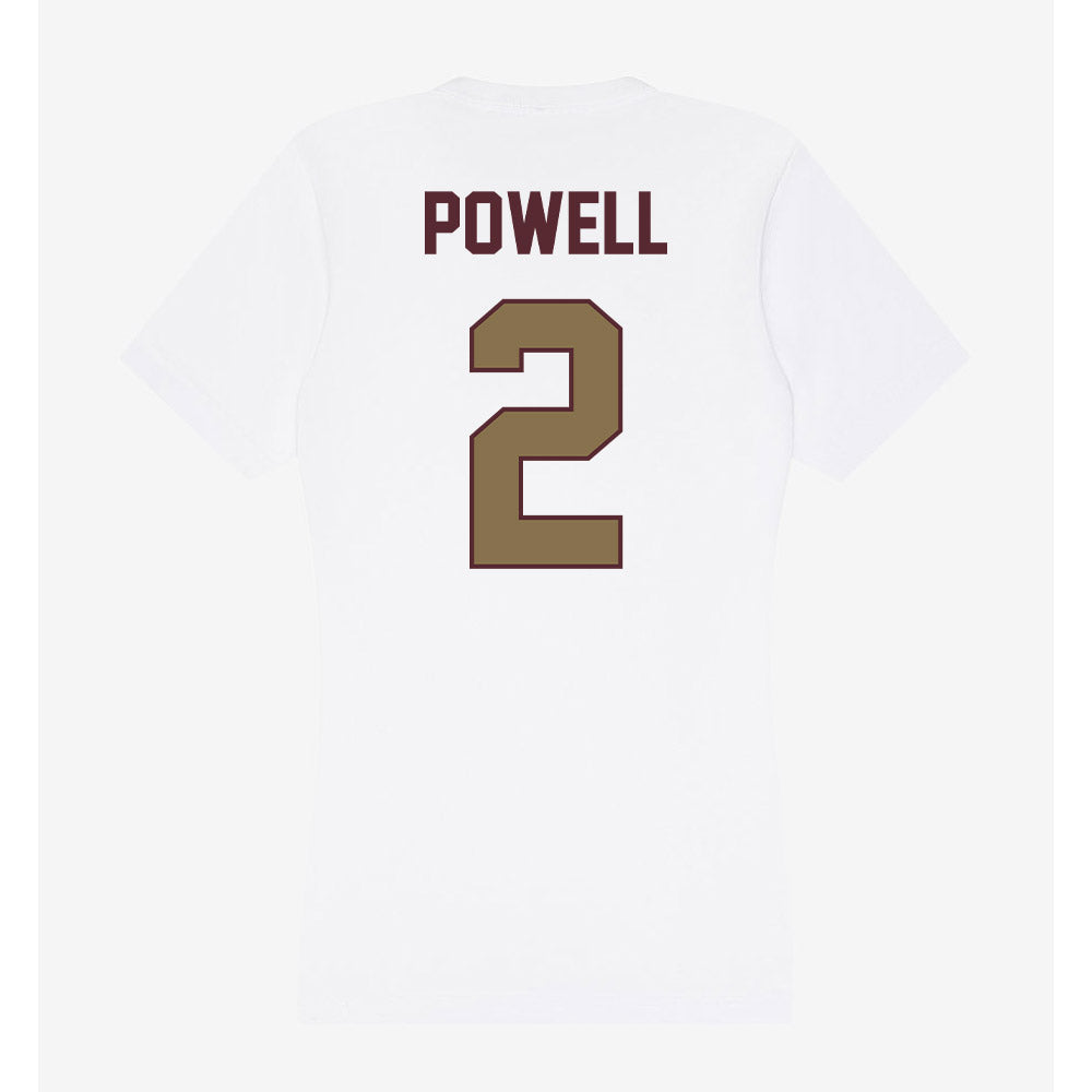 Texas State - NCAA Women's Soccer : Jessica Powell - Women's V-Neck T-Shirt-1