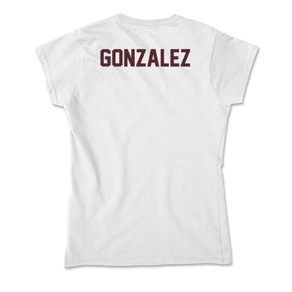 Texas State - NCAA Women's Track & Field : Mia Gonzalez - Soft Style Women’s T-Shirt-1