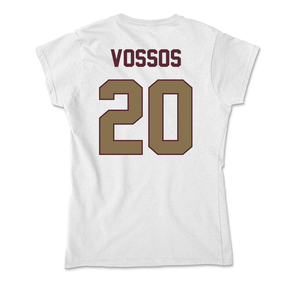 Texas State - NCAA Baseball : Justin Vossos - Soft Style Women’s T-Shirt-1