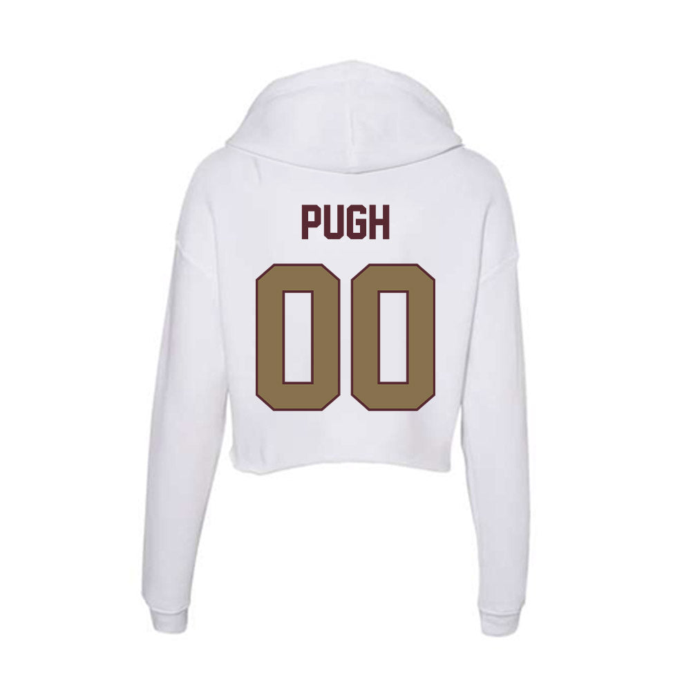 Texas State - NCAA Baseball : Samson Pugh - Women's Crop Fleece Hoodie-1