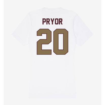 Texas State - NCAA Football : Cole Pryor - Women's V-Neck T-Shirt-1