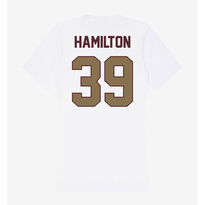 Texas State - NCAA Baseball : Maximus Hamilton - Women's V-Neck T-Shirt-1