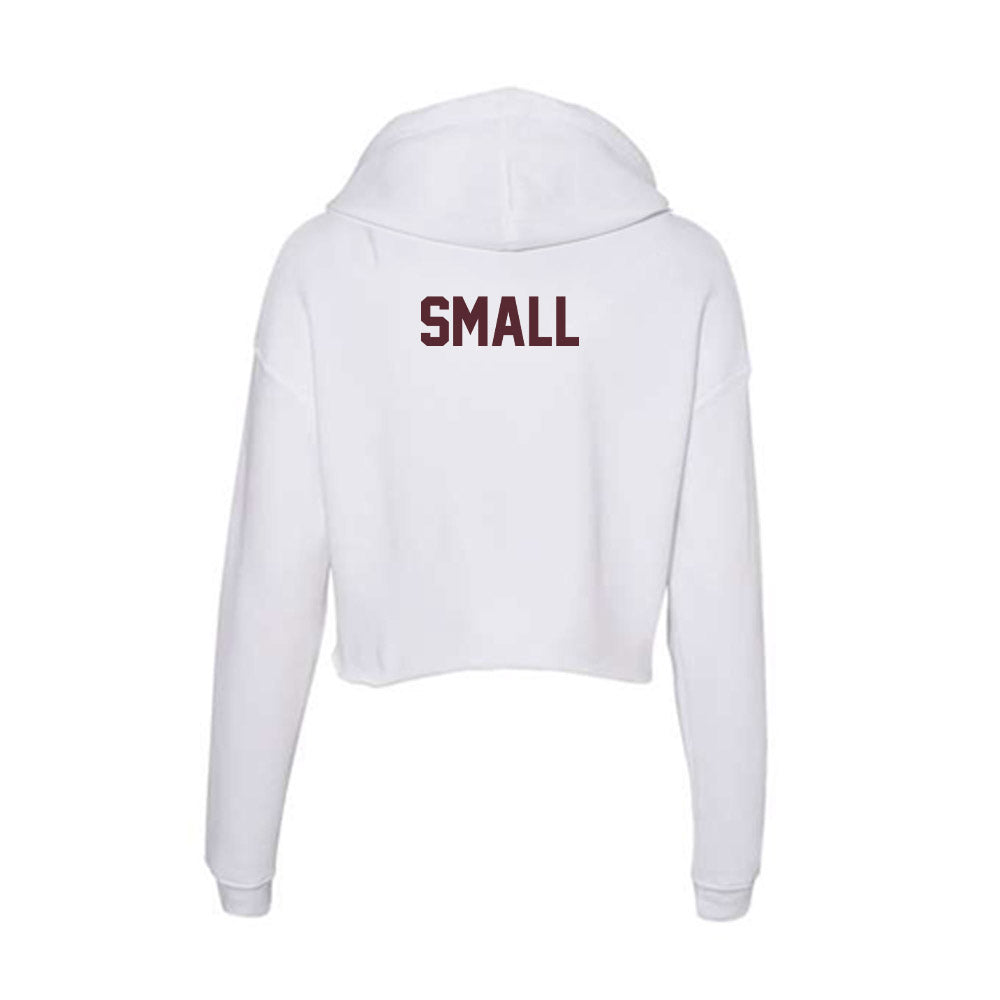 Texas State - NCAA Women's Track & Field : Lauryn Small - Women's Crop Fleece Hoodie-1