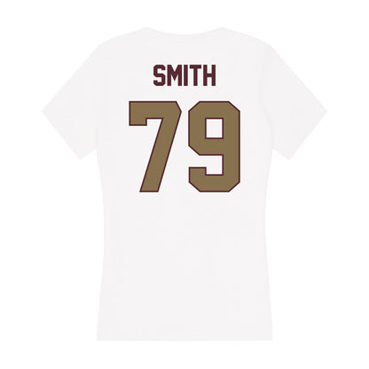 Texas State - NCAA Football : Jaydan Smith - Women's V-Neck T-Shirt-1