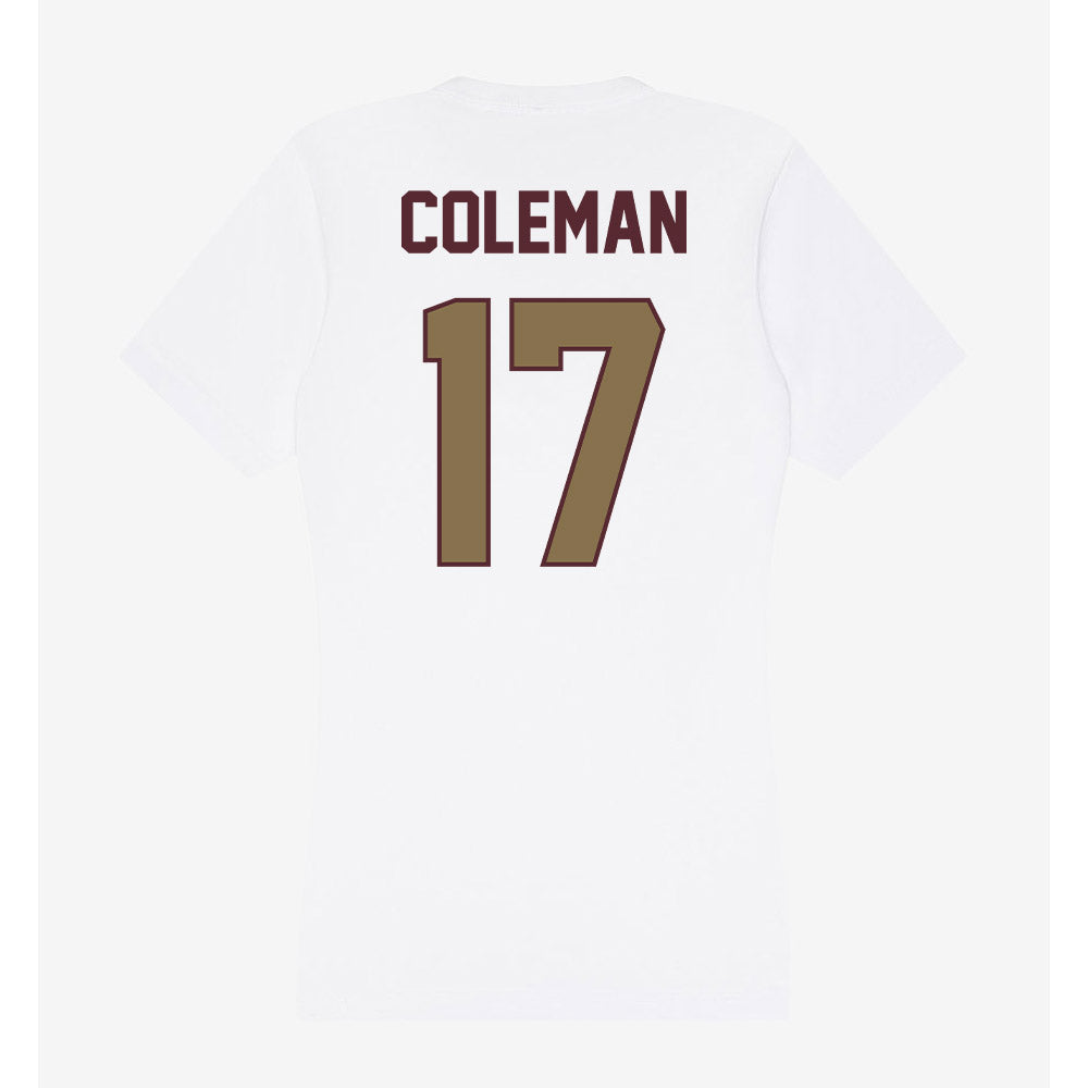Texas State - NCAA Softball : Aiyana Coleman - Women's V-Neck T-Shirt-1