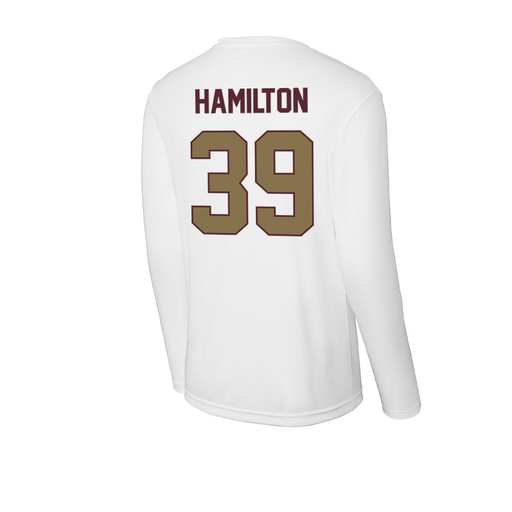 Texas State - NCAA Baseball : Maximus Hamilton - Activewear Long Sleeve T-Shirt-1