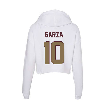 Texas State - NCAA Softball : Abby Garza - Women's Crop Fleece Hoodie-1